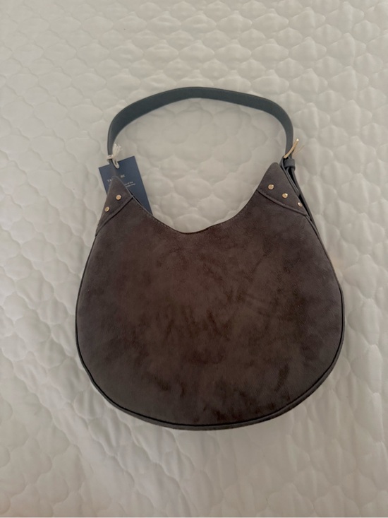Universal Thread Handbags - Women’s Crescent Shoulder Bag in Dark gray